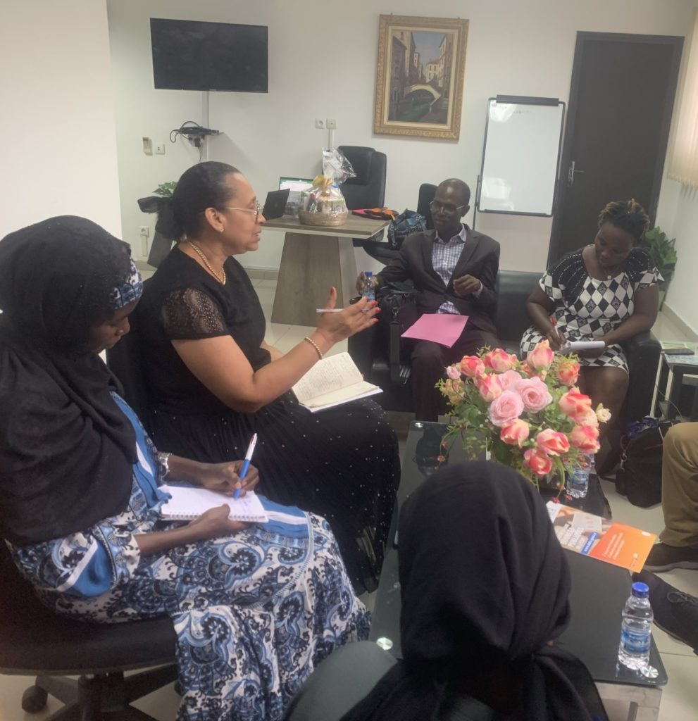 Abidjan team meeting INHP (Institut National d’Hygiène Publique) representatives