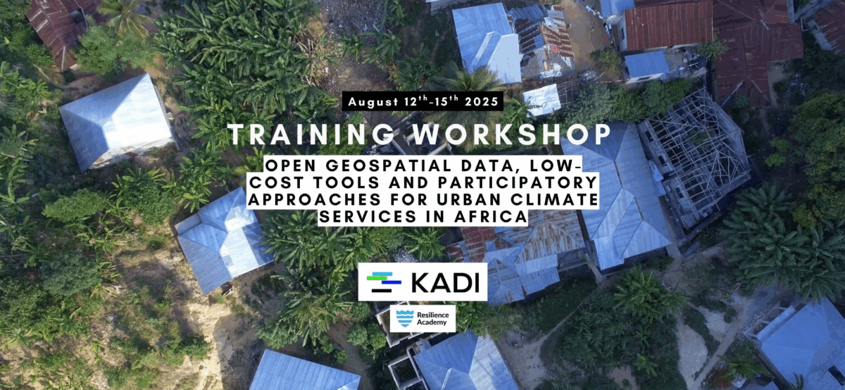Training workshop: urban climate services in Africa